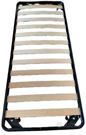 Rete letto singolo 80 cm x 190 cm + materasso