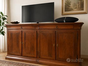 Credenza classica in ciliegio massello