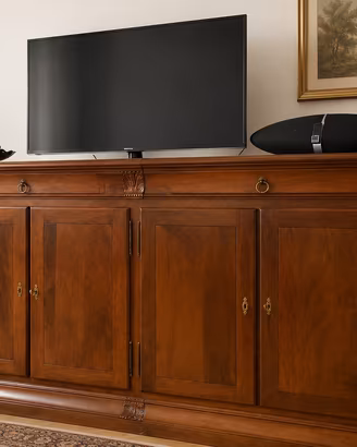Credenza classica in ciliegio massello