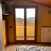 porta finestra in legno 