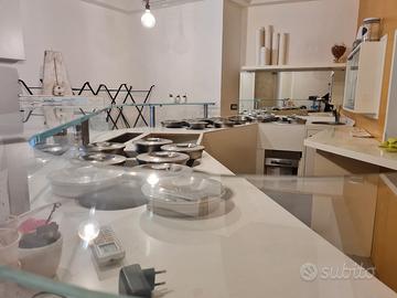 Banco e retrobanco per gelateria