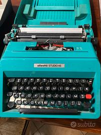 Macchine da scrivere olivetti studio 45