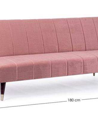 Divano letto click clack rosa