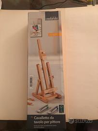 Cavalletto da tavolo per pittore o leggio