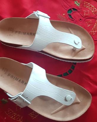 Infradito Donna n° 36 Bianche PRIMARK