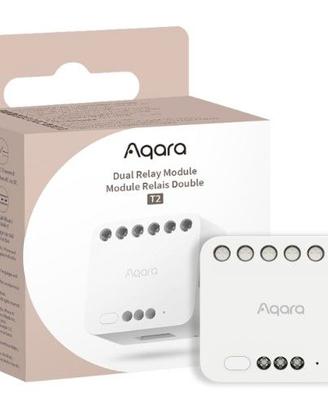 Modulo Doppio Relè T2 Zigbee 3.0, Richiede HUB Aqa