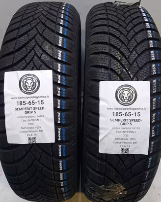 2 GOMME 185 65 15 SEMPERIT A64169