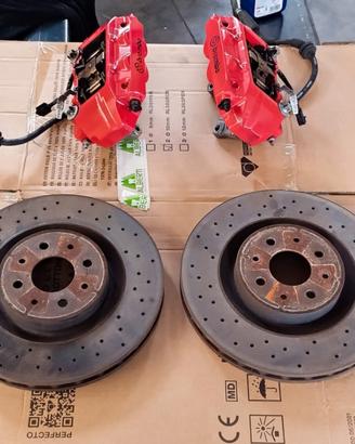 kit freni maggiorati brembo 305 595 abarth competi