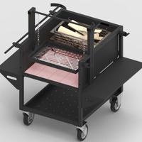 Griglia portatile INOX artigianale