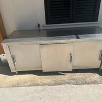 Banco da lavoro per ristoranti acciaio inox