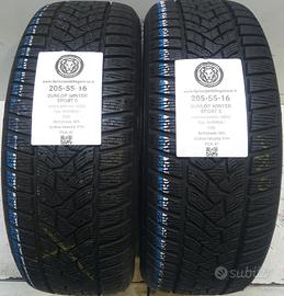 2 GOMME 205 55 16 DUNLOP A55052