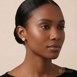 ORECCHINI RIVESTITI IN ORO ZIRCONI 88178