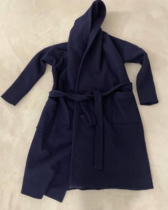 Cappotto in lana bluette Scoop