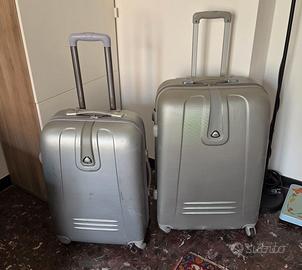 Coppia Valigie Trolley 4 ruote