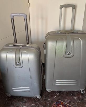 Coppia Valigie Trolley 4 ruote