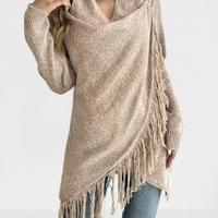 Cardigan Irregolare da Donna Moderno Comodo