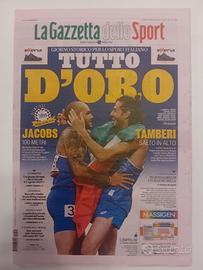 Jacobs e Tamberi ori olimpiadi