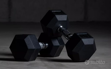 Set manubri professionali da 2,5kg a 30kg palestra
