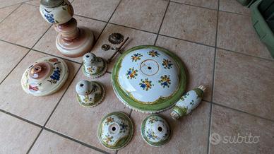 ceramiche lampadario rustico