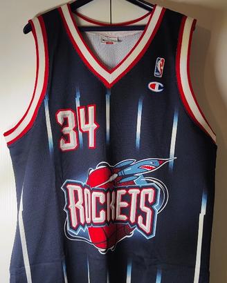 CANOTTA  VINTAGE NBA OLAJUWON n 34 HOUSTON ROCKETS