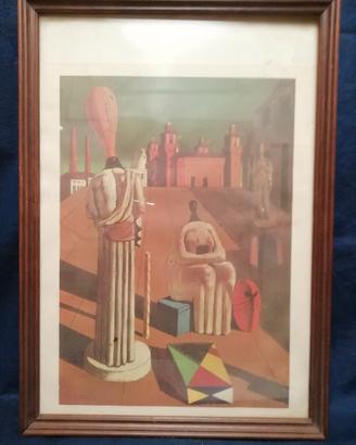 Riproduzione quadro di Giorgio De Chirico