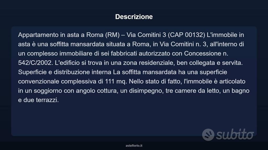Appartamento – RM - Vista 3