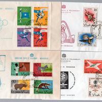 SOMALIA 1960/65 Serie complete su F.D.C. diverse