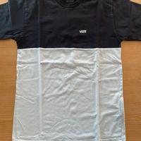 T-shirt Vans Bianca-nera taglia s