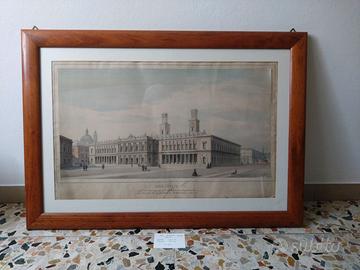 quadro con disegno progetto università di venezia