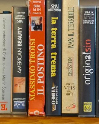 COFANETTI VHS - DA COLLEZIONE - FILM CAPOLAVORO