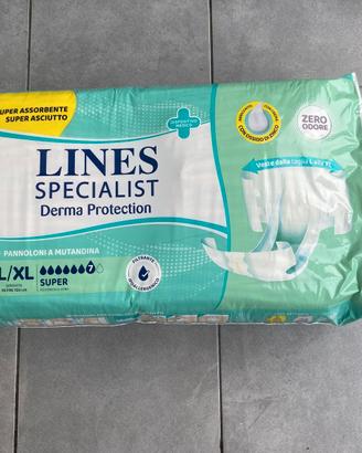 Pannoloni LINES DERMA PROTECTION per disabili