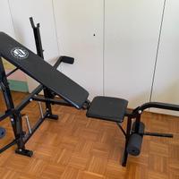 Panca multifunzione con bilanciere