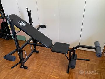 Panca multifunzione con bilanciere