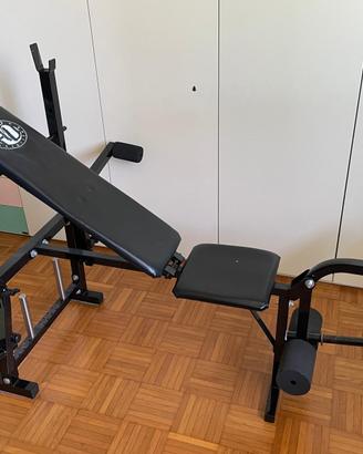 Panca multifunzione con bilanciere