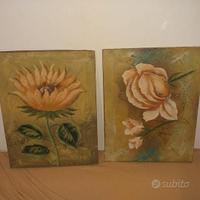 Quadri con fiori vintage