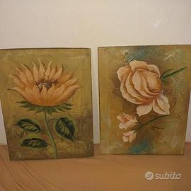 Quadri con fiori vintage