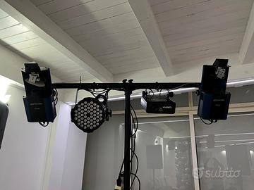 scanner ,laser,par LED piantana luci dmx