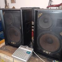 Coppia casse amplificate FBT GL 90 GOLD 