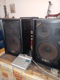 Coppia casse amplificate FBT GL 90 GOLD 