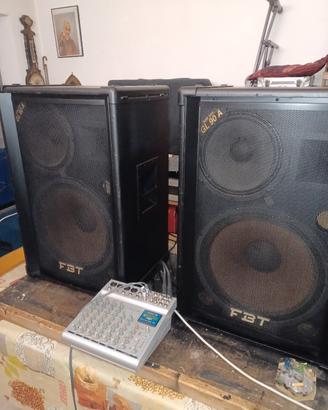 Coppia casse amplificate FBT GL 90 GOLD 