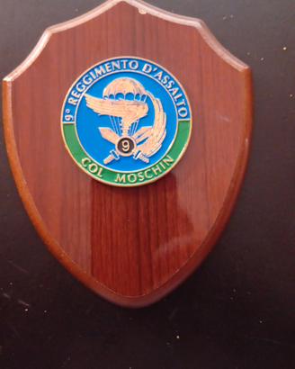 Crest militare del 9 reggimento col moschin