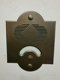 Citofono in ottone invecchiato