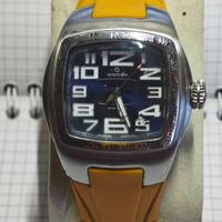 Orologio Spazio24, Acciaio con cinturino in gomma