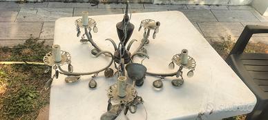 lampadario a goccia old style