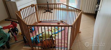 Boxe Recinto in legno per bambini modulabile