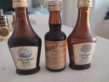 n. 3 bottigliette mignon Liquore Stock