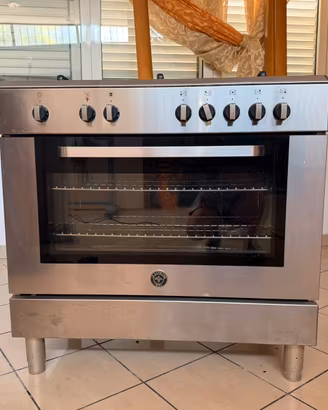 Cucina La Germania 90cm Inox - 5 Fuochi