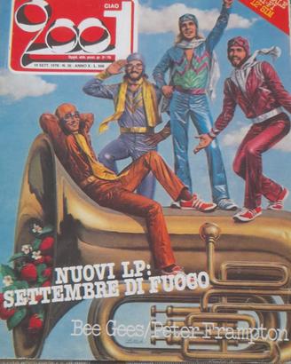 ciao 2001 n 36 1978 Bee gees frampton riviste rock