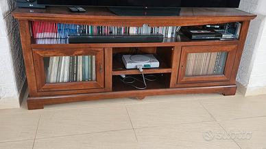 Mobile in legno porta tv