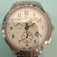 Orologio Lorenz Cronograph Swiss made acciaio uomo